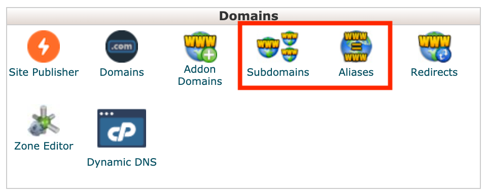 cPanel-Domains