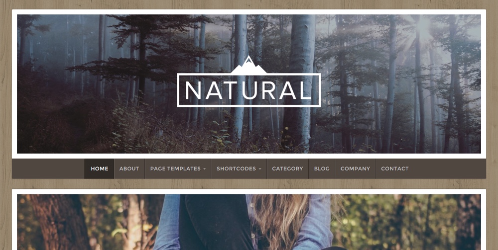 Natürliches Eco WordPress-Theme