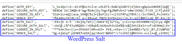 WordPress-Salze