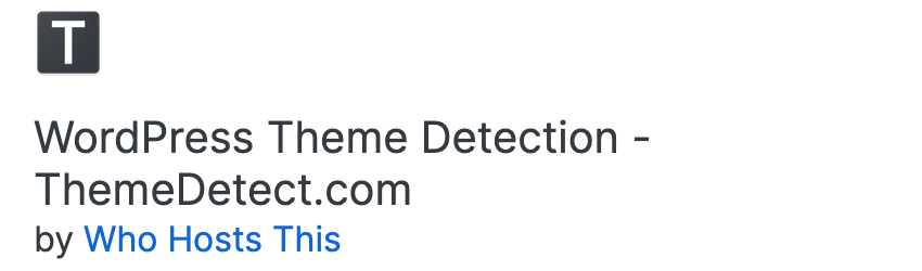 Firefox-Addon - Theme-Detektor