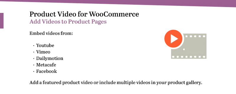 Produktvideo für WooCommerce