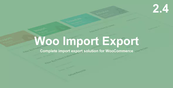 Woo Import/Export-Plugin