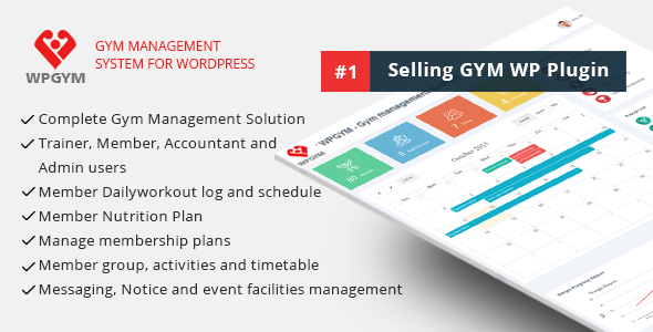 WPGYM - WordPress Fitnessstudio-Management-System