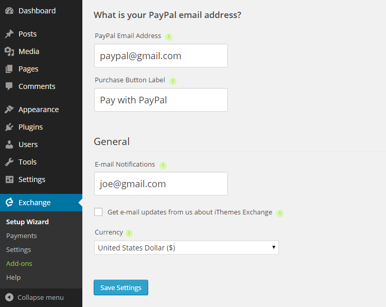 PayPal konfigurieren