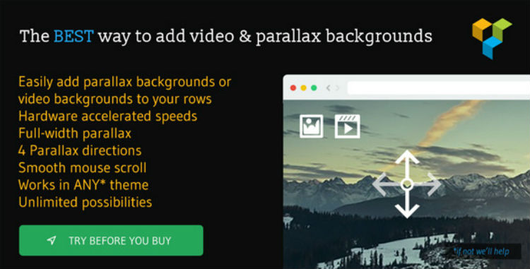 Parallax- und Videohintergründe-Plugin