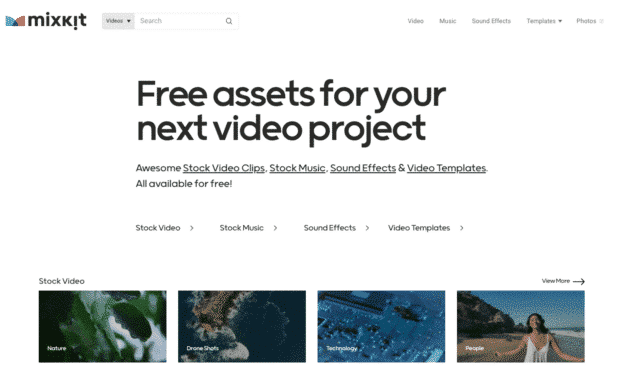 Kostenlose Mixkit-Assets für Ihr nächstes Videoprojekt