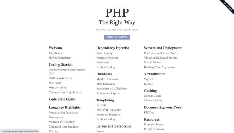 PHP Der richtige Weg
