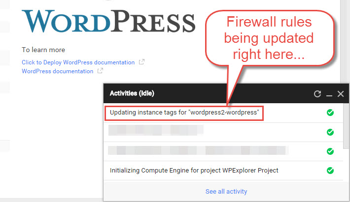 google-cloud-wordpress-013-wordpress aktualisiert Firewall-Regeln