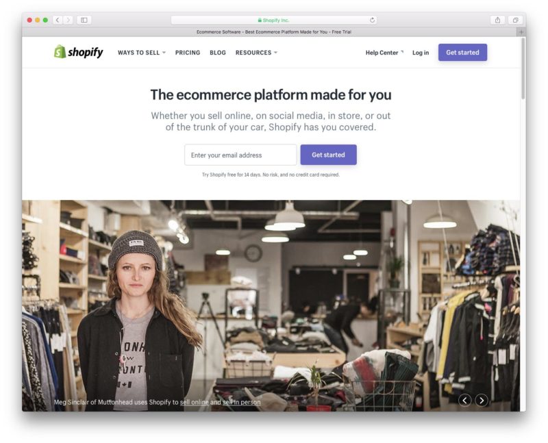 Shopify-Website
