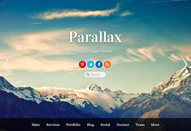 Parallax-Wordpress-Theme