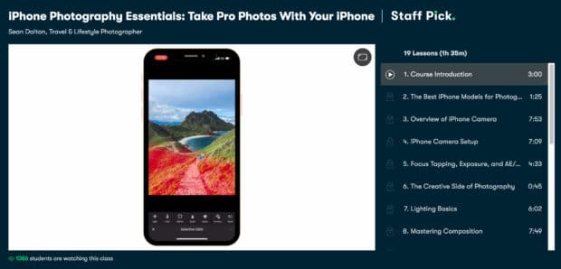 iPhone-Fotografie-Grundlagen von Skillshare