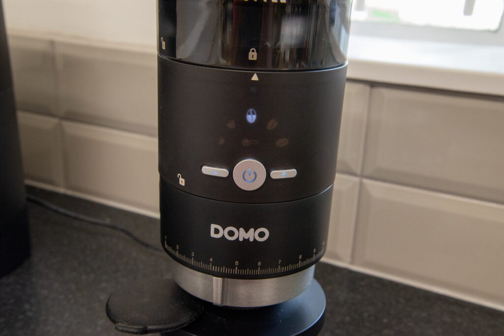 Domo Professional Kaffeemühle D0715K Ausgabesteuerung