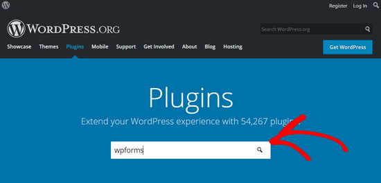 Durchsuchen Sie das WPForms-Plugin in WordPress.org