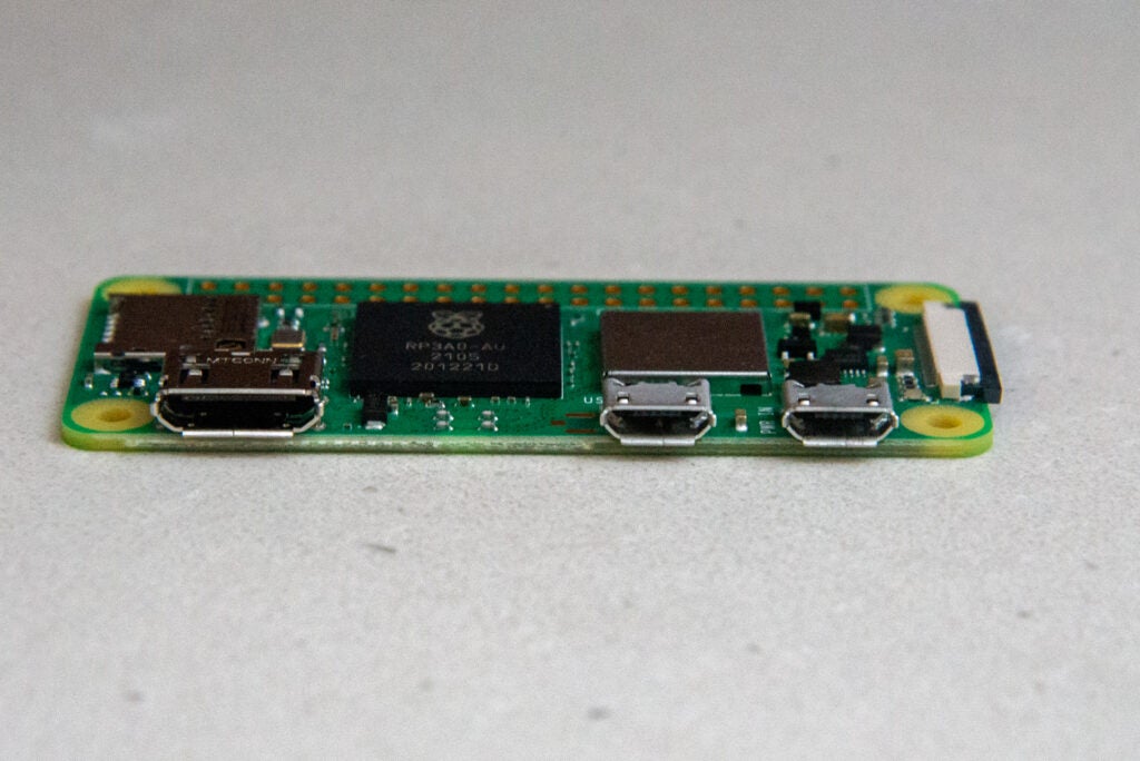 Raspberry Pi Zero 2 W Micro-USB-Anschlüsse