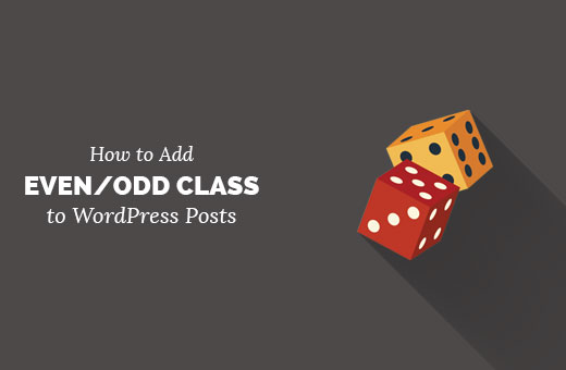 Hinzufügen von ungeraden/gerade-Klassen zu Ihren Beiträgen in WordPress-Themes