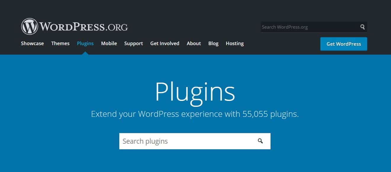 WordPress.org-Startseite