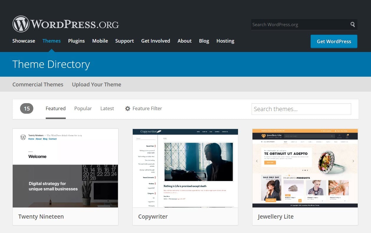 WordPress.org-Themenverzeichnis
