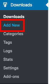 Einfacher Download-Monitor: Download hinzufügen