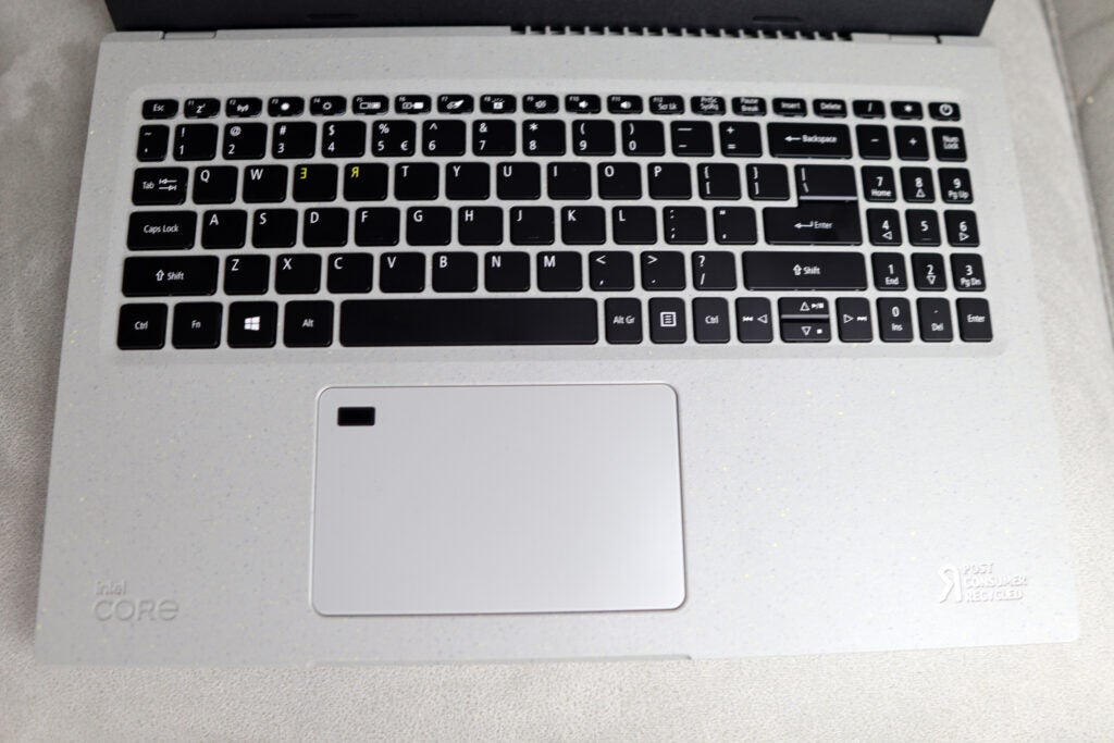 Tastatur des Laptops
