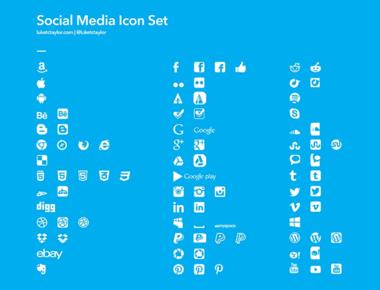 Social-Media-Icon-Set