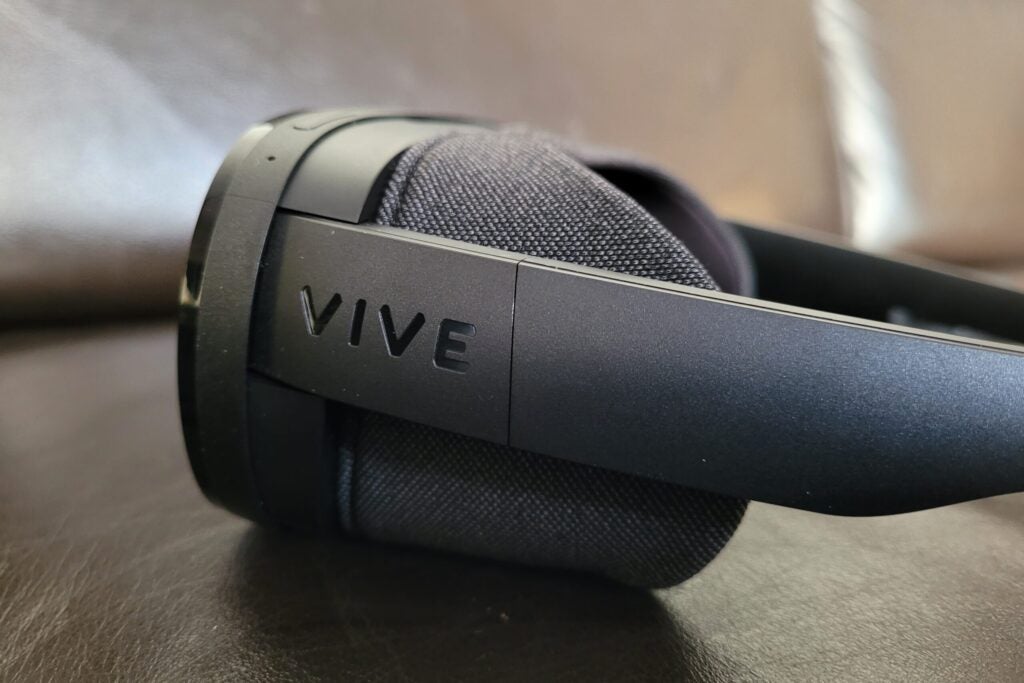 Vive-Headset von der Seite gesehen
