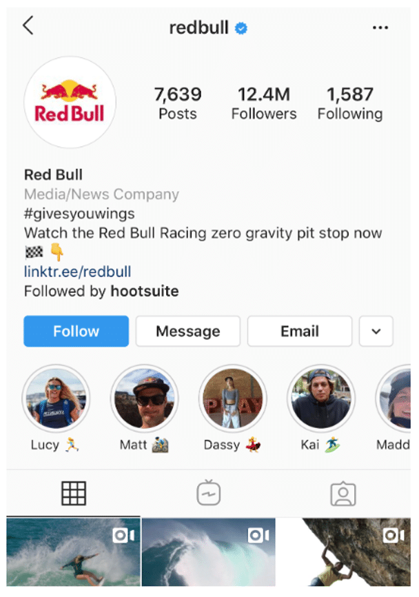 Instagram-Highlights der Red Bull-Athleten
