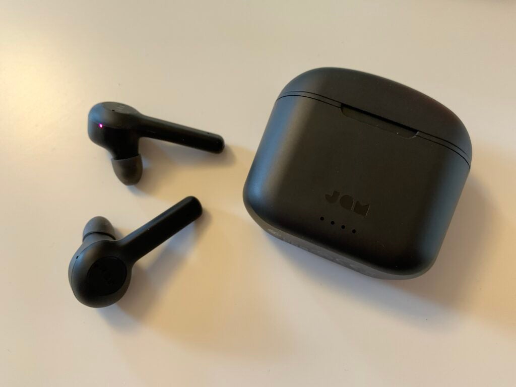 Jam True Wireless ANC-Ohrhörer und -Hülle