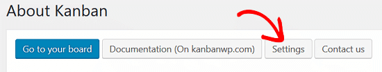 Kanban-Boards für WordPress-Plugin - Einstellungen