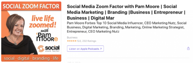 Social Media Zoom Factor Podcast-App