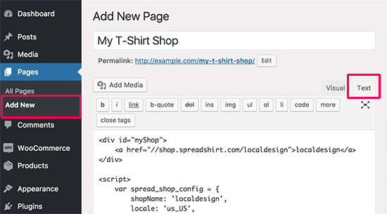 Erstellen Sie Ihre T-Shirt-Shop-Seite in WordPress