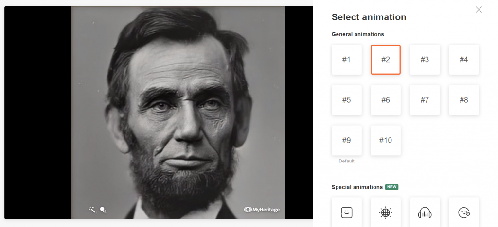 So animieren Sie alte Fotos mit MyHeritage