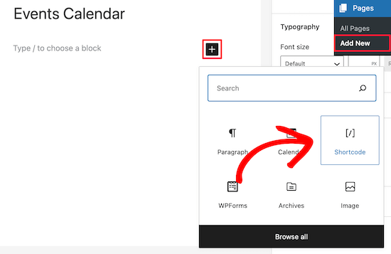 Neue Google Kalender-Seite erstellen