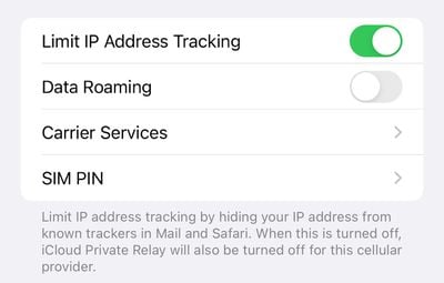 ios 15 2 beta 3 begrenzen die IP-Adressenverfolgung