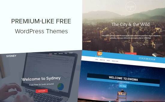 Überwältigende Premium-ähnliche kostenlose WordPress-Themes