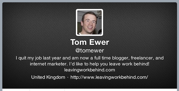 Tom Ewer auf Twitter