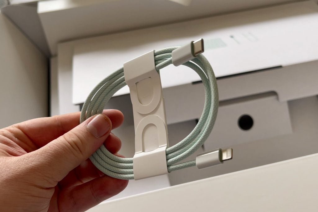 iMac 24 Zoll geflochtenes USB-C-auf-Lightning-Kabel