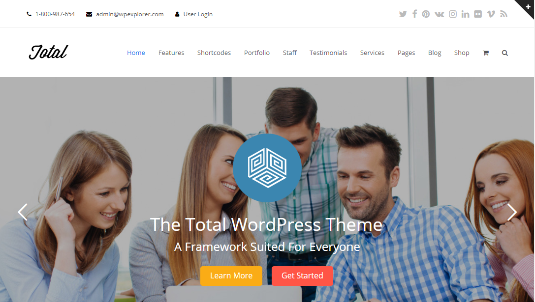 totales WordPress-Theme für Künstler