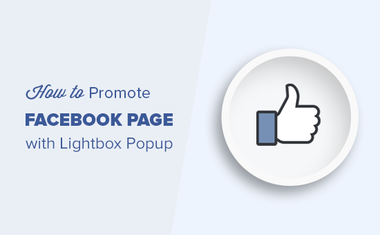 Werbung für Ihre Facebook-Seite mit Lightbox-Popup in WordPress