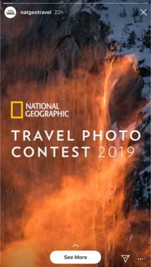 National Geographic Instagram Stories-Wettbewerb
