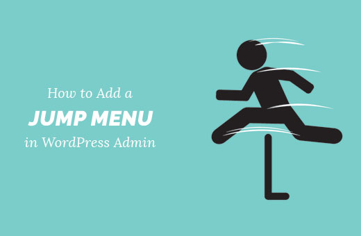Fügen Sie ein Jump-Menü im WordPress-Adminbereich hinzu