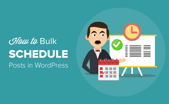 Bulk-Planungsposts in WordPress
