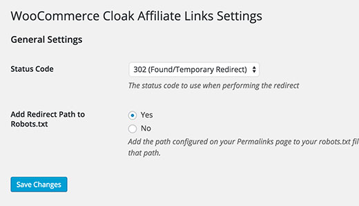 WooCommerce Cloak-Partnerlinks