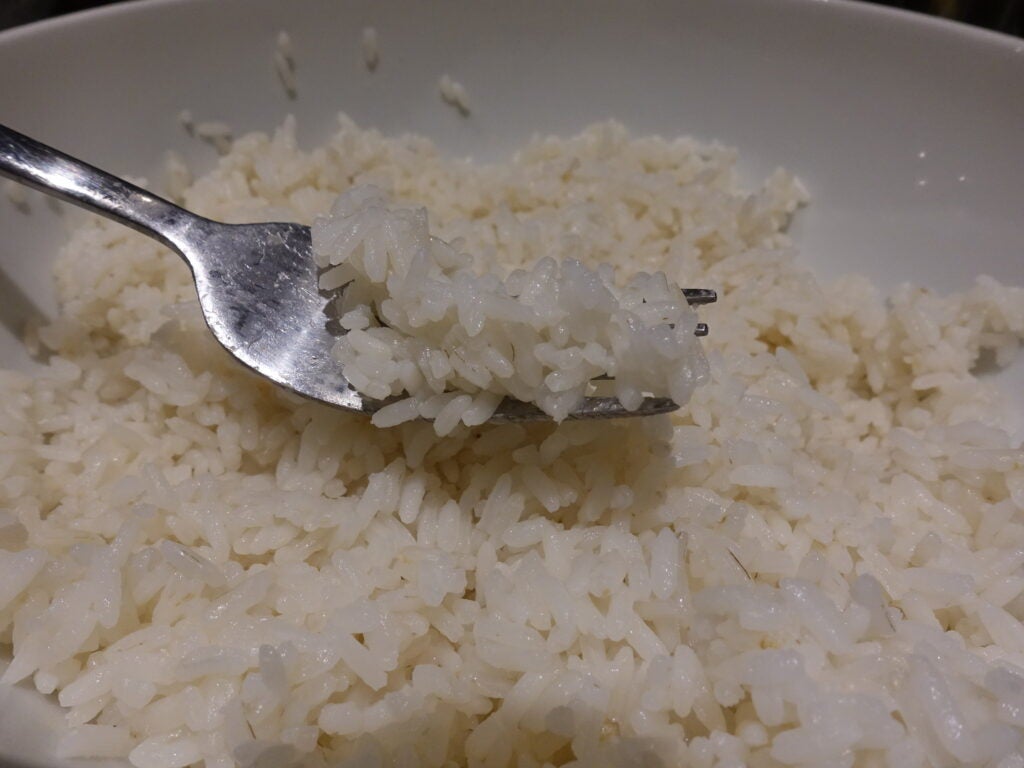 Salbei Combi Wave 3 in 1 Frisch gekochter Reis nach 50 Sek. extra Mikrowelle