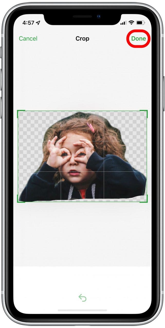Foto-Emoji zuschneiden
