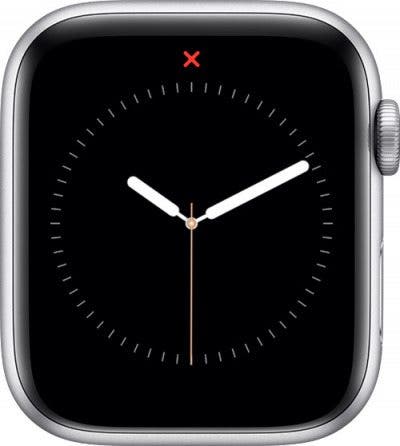 Rotes X-Symbol auf der Apple Watch