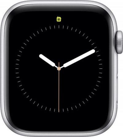 Gelbes Funk-Walkie-Talkie-Symbol auf der Apple Watch