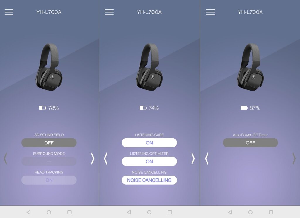 Yamaha Headphones Controller-App