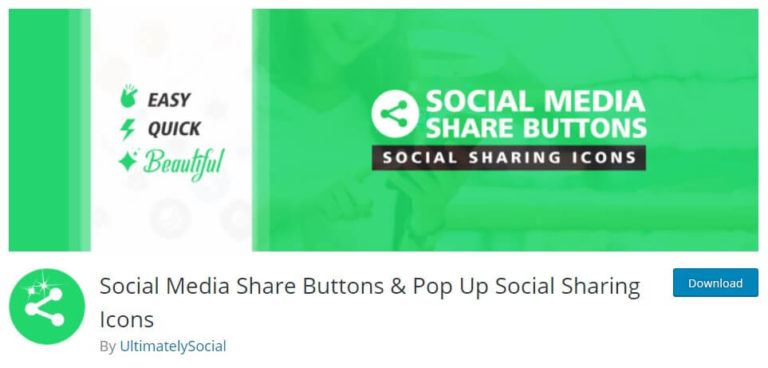 Plug-in für Social-Media-Share-Buttons