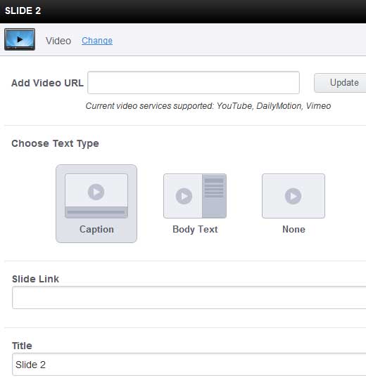 SlideDeck-Videofolientyp