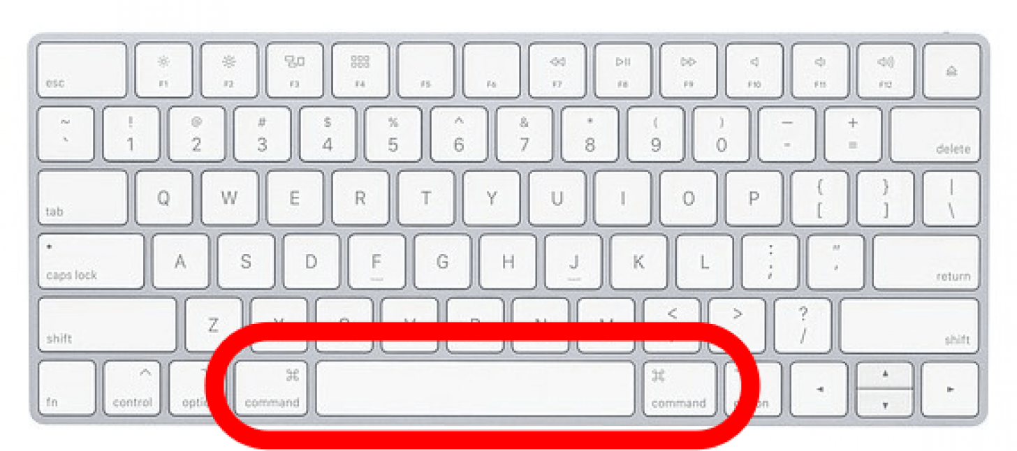 Wo ist die Befehlstaste auf der Mac-Tastatur?